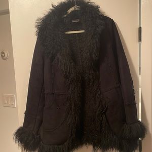 Giorgio black suede jacket